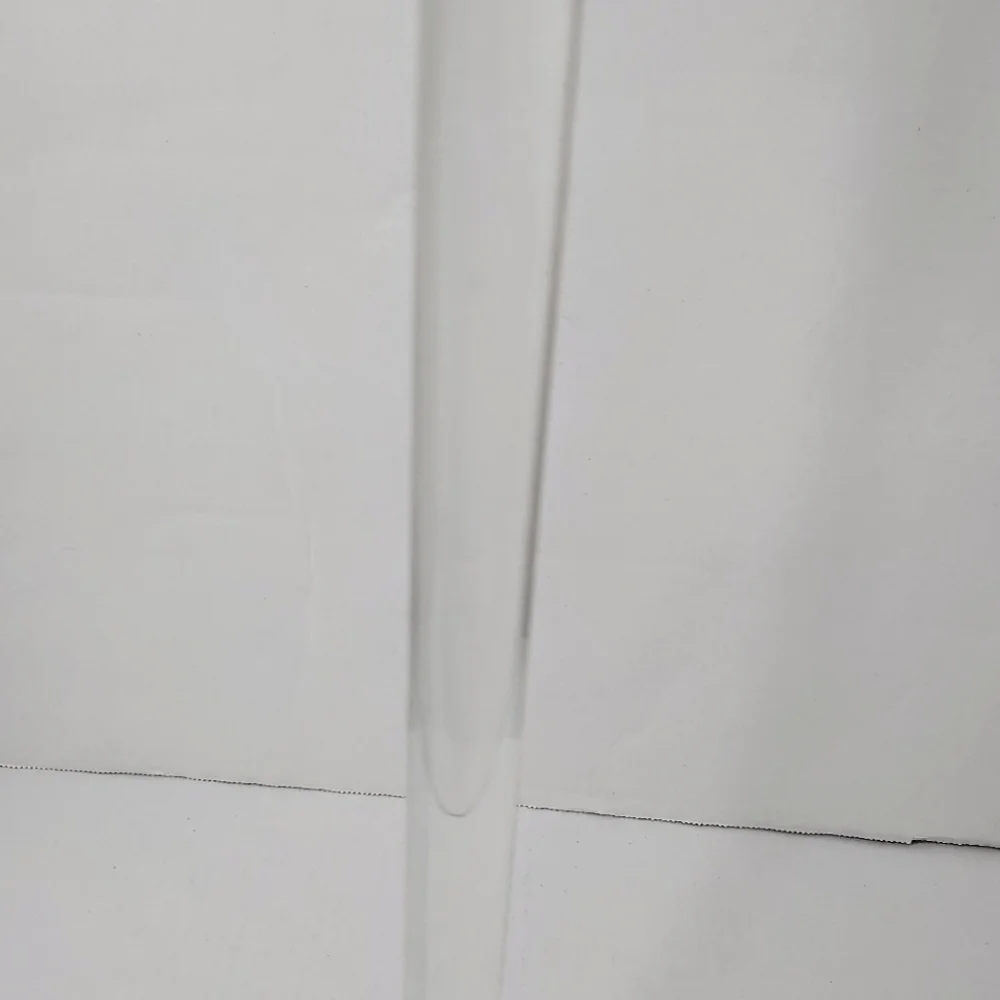 Creative Co-op tall acrylic/gold taper candle holder.